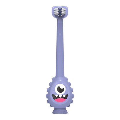 Dr Brown's - ToothScrubber™ Toddler Monster Toothbrush | 1-4Y | Purple