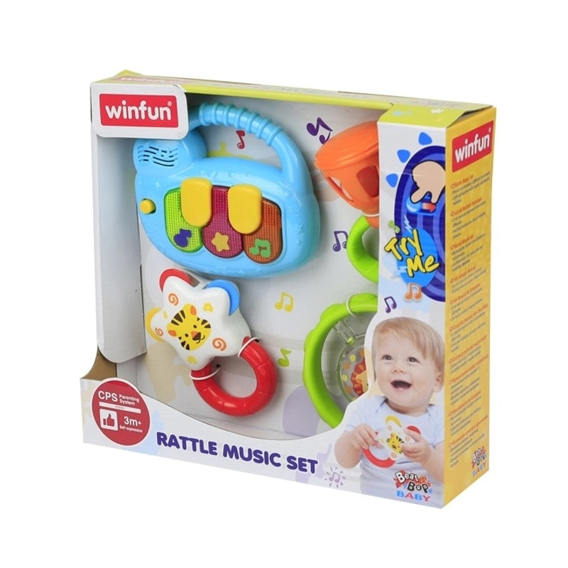 Winfun - Rattle Music Set - Keyboard | 3m+ Winfun - Rattle Music Set - Keyboard | 3m+