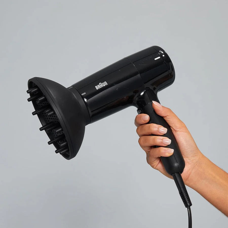 Braun - DC Hair Dryer 2200W with Diffuser Black