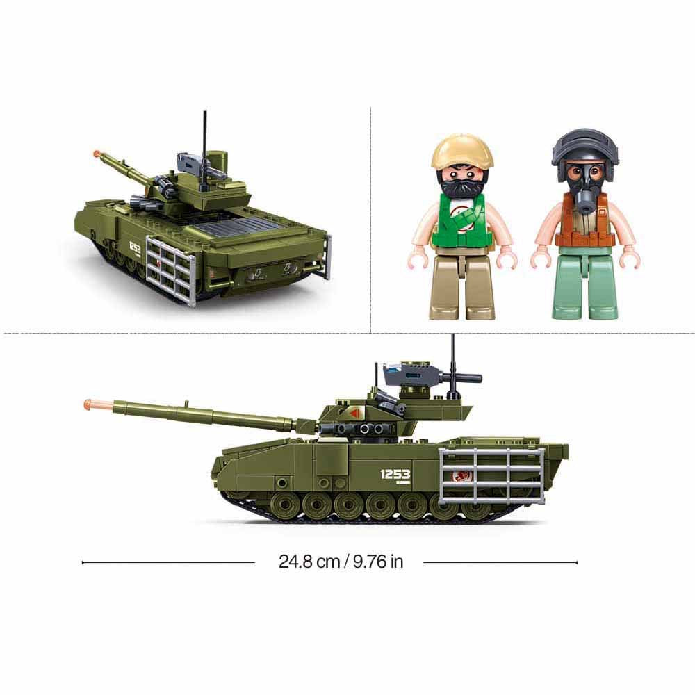 Sluban - Army T14S Armata Tank | 319pcs | 6Y+ Sluban - Army T14S Armata Tank | 319pcs | 6Y+