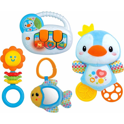 Winfun - Newborn Baby Gift Set Rattle Music Set | 0m+