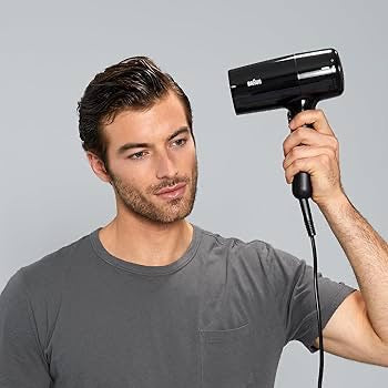 Braun - DC Hair Dryer 2200W with Diffuser Black