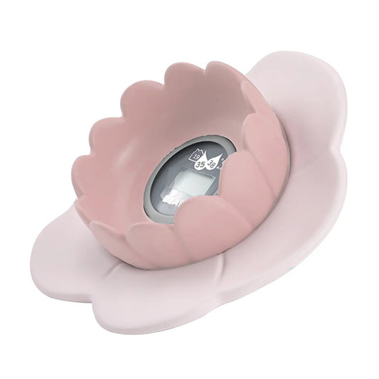 Beaba -  Lotus Multi Functional Bath & Room Digital Thermometer | Old Pink