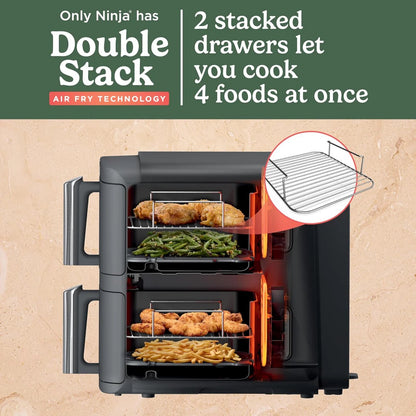 Ninja - DoubleStack XL 2 Basket Air Fryer | 9.5L