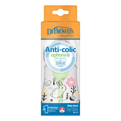 Dr. Brown's - Wide-Neck Options+ Bottle | 150ml | Woodland Bunny
