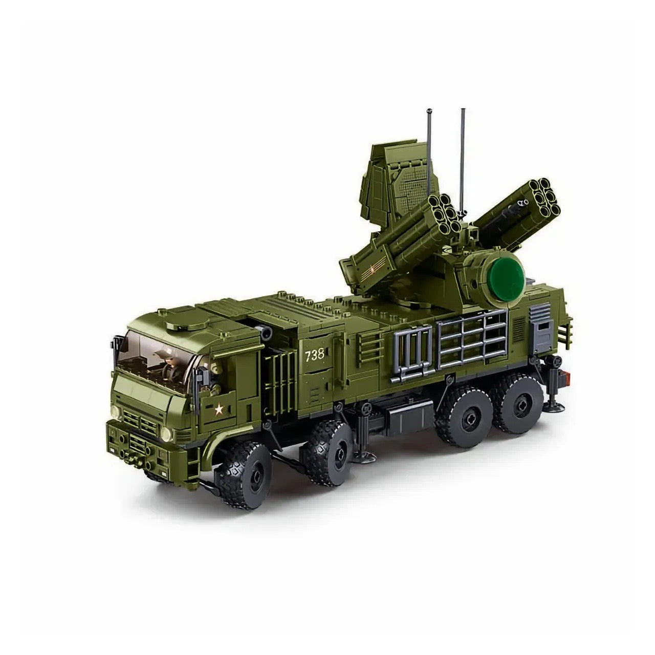 Sluban - ModelBricks Pantsir-S1S Self-Propelled ADS | 659 Pieces | 6Y+