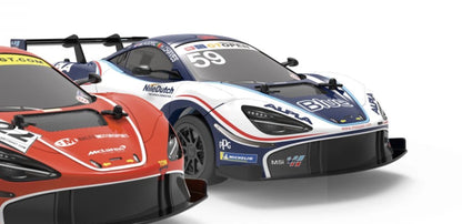 سيارة مكلارين - 720S Gt3 التي تعمل بالتحكم عن بعد | نسخة طبق الأصل بمقياس 1:12 | حمراء