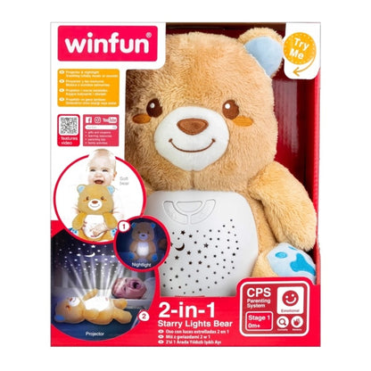 Winfun - 2-in-1 Starry Lights Bear | 0M+