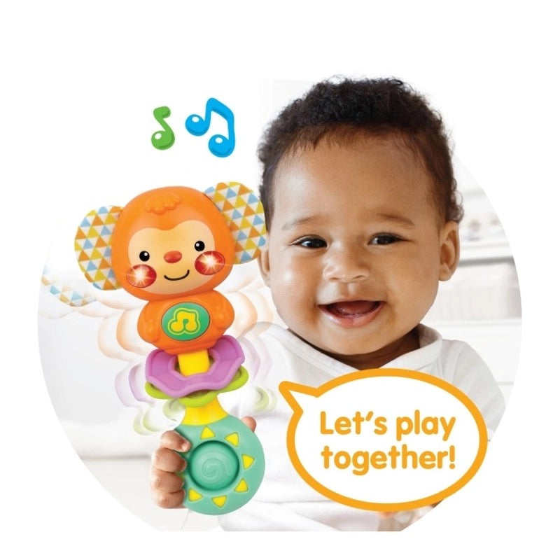 Winfun - Sing-With-Me Rattle - Monkey | 3m+