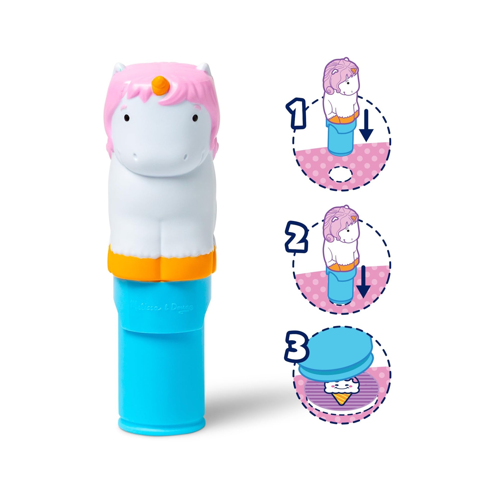 Melissa & Doug - Sticker WOW! Activity Pad + Stamp Set | Unicorn Melissa & Doug - Sticker WOW! Activity Pad + Stamp Set | Unicorn