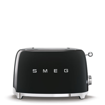 Smeg - Toaster | 2 Slots | 50's Style Aesthetic | Black