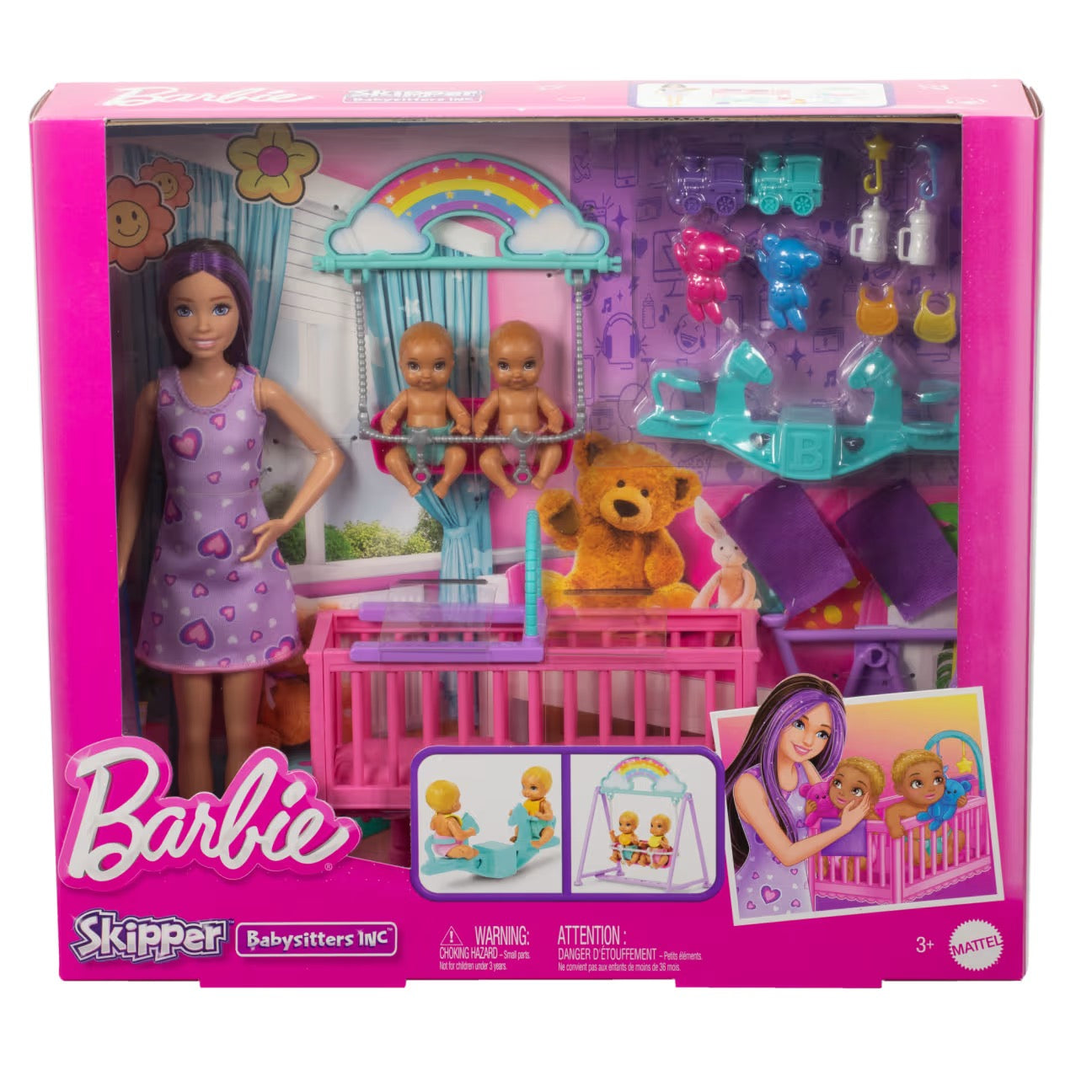 Barbie - Skipper Babysitters Inc. Nursery Playset