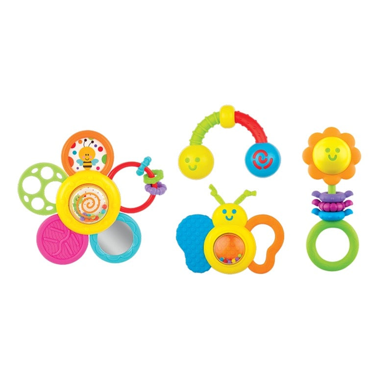 Winfun - Garden Pals Rattle Set | 0m+ Winfun - Garden Pals Rattle Set | 0m+