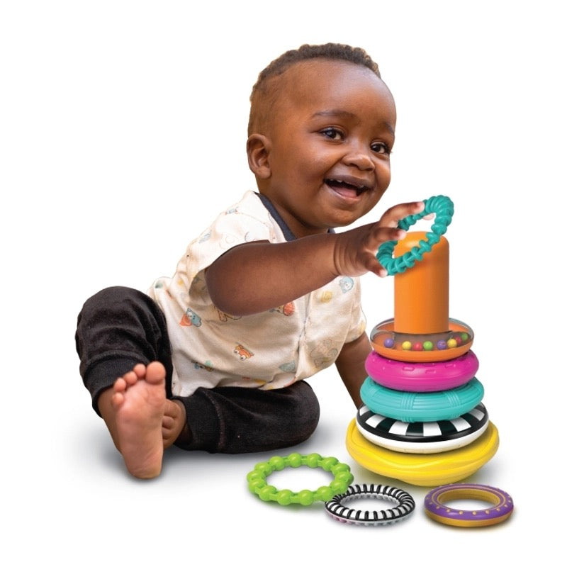 Winfun - Sensory Wobble Stacker | 6M+