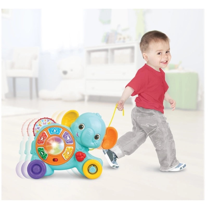 Winfun - My Pull Along Pal Elephant -Arabic | 6m+ Winfun - My Pull Along Pal Elephant -Arabic | 6m+