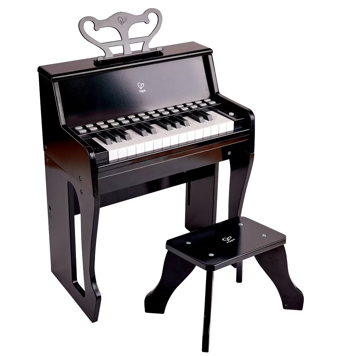 Hape - Learn With Lights Piano | Black