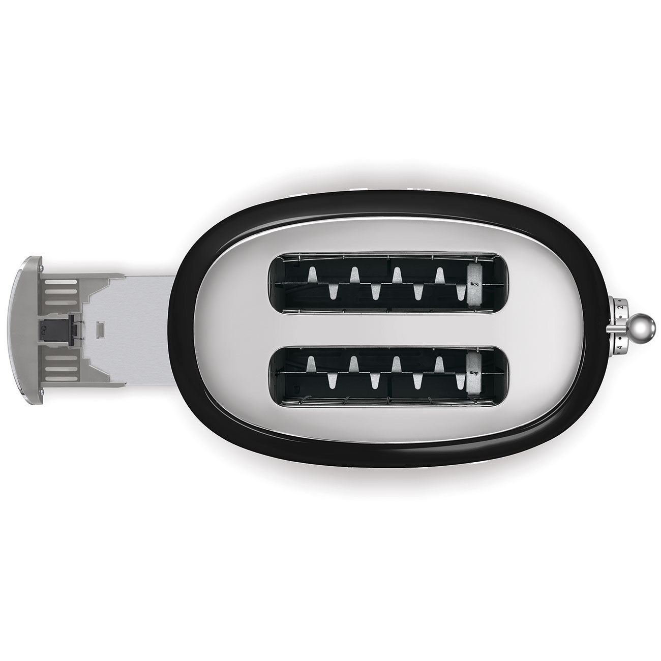 Smeg - Toaster | 2 Slots | 50's Style Aesthetic | Black