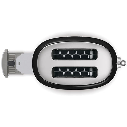 Smeg - Toaster | 2 Slots | 50's Style Aesthetic | Black