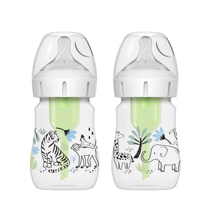 Dr. Brown's - Wide-Neck Options+ Bottles | Set of 2 | 150ml | Jungle