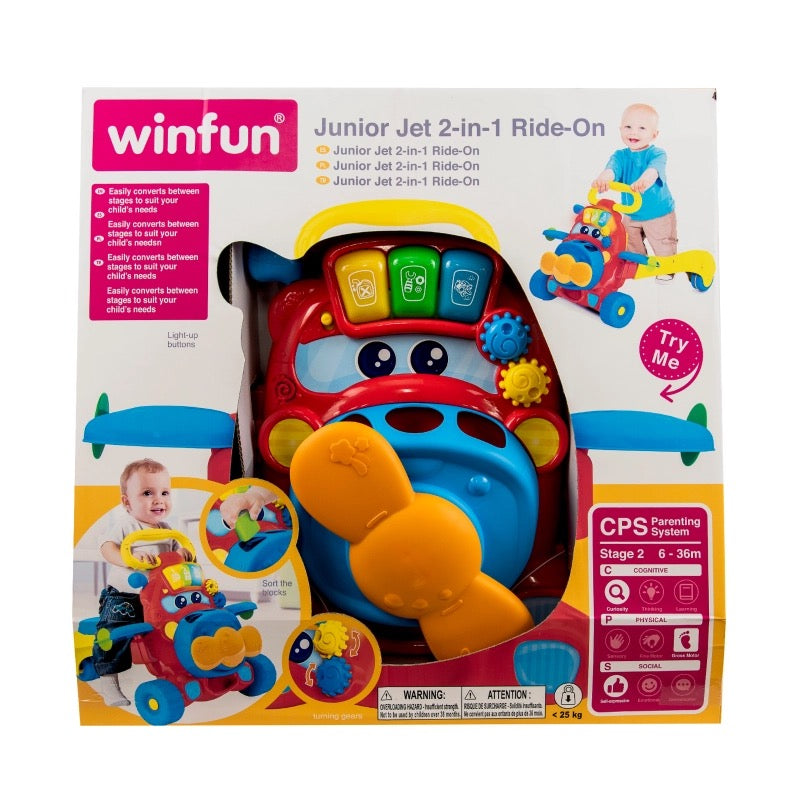 Winfun - Junior Jet 2-in-1 Ride-On | 6m+ Winfun - Junior Jet 2-in-1 Ride-On | 6m+