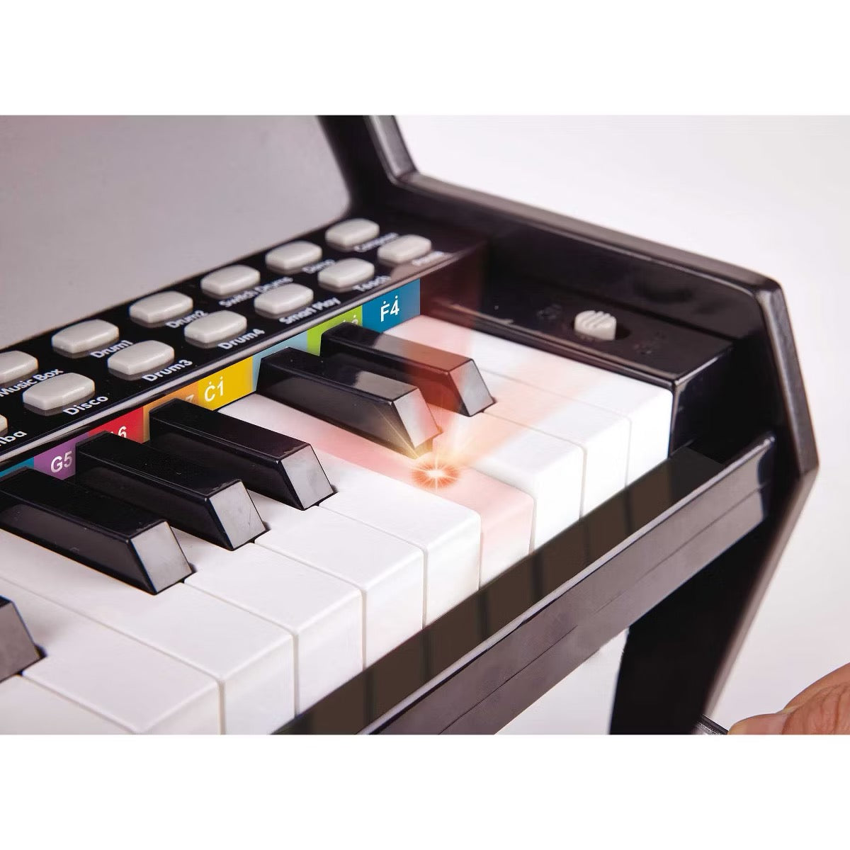 Hape - Learn With Lights Piano | Black