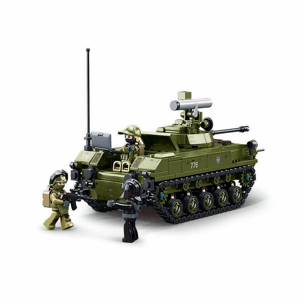 Sluban - ModelBricks BMD-2S Airborne Armored Vehicle 2 in 1 | 516Pcs | 6Y+ Sluban - ModelBricks BMD-2S Airborne Armored Vehicle 2 in 1 | 516Pcs | 6Y+