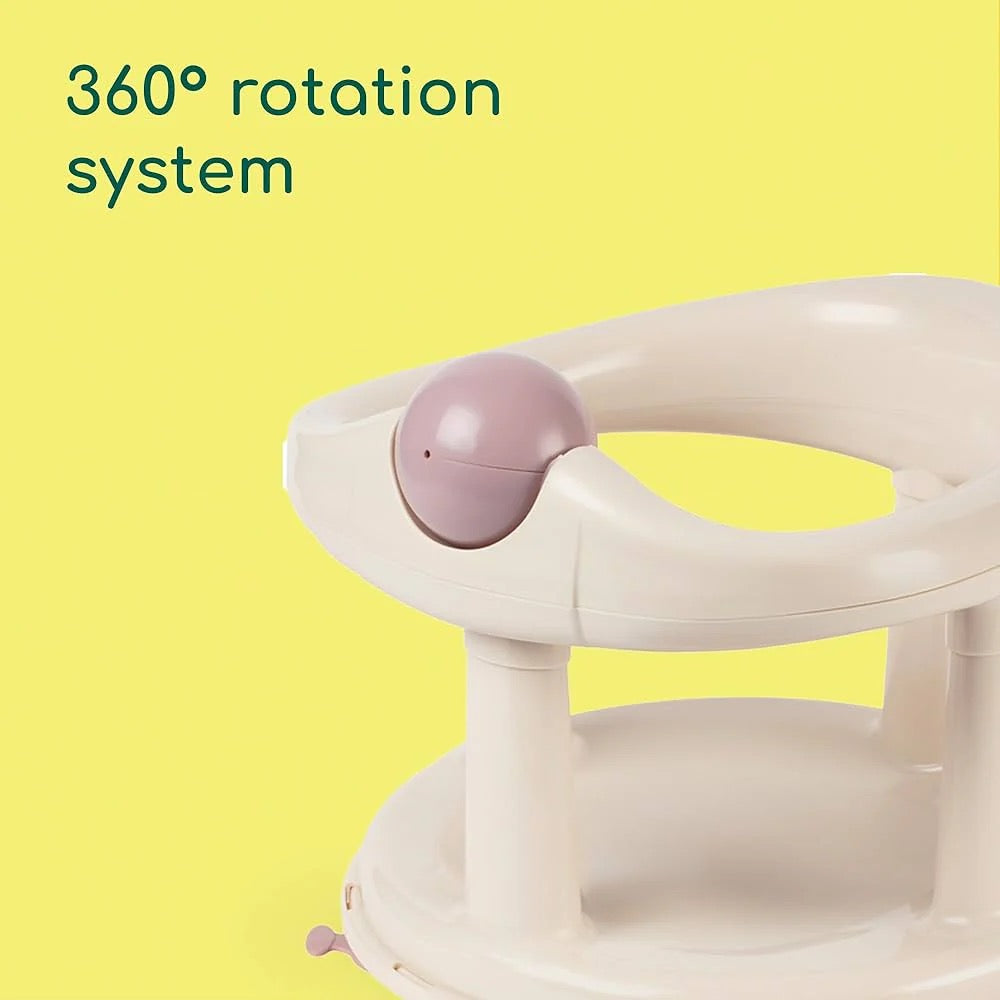 Bebe Confort - Swivel Bath Seat - Sand/Lavender Bebe Confort - Swivel Bath Seat - Sand/Lavender