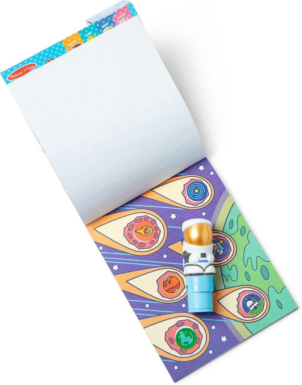 Melissa & Doug - Sticker WOW! Activity Pad + Stamp Set | Astronaut Melissa & Doug - Sticker WOW! Activity Pad + Stamp Set | Astronaut