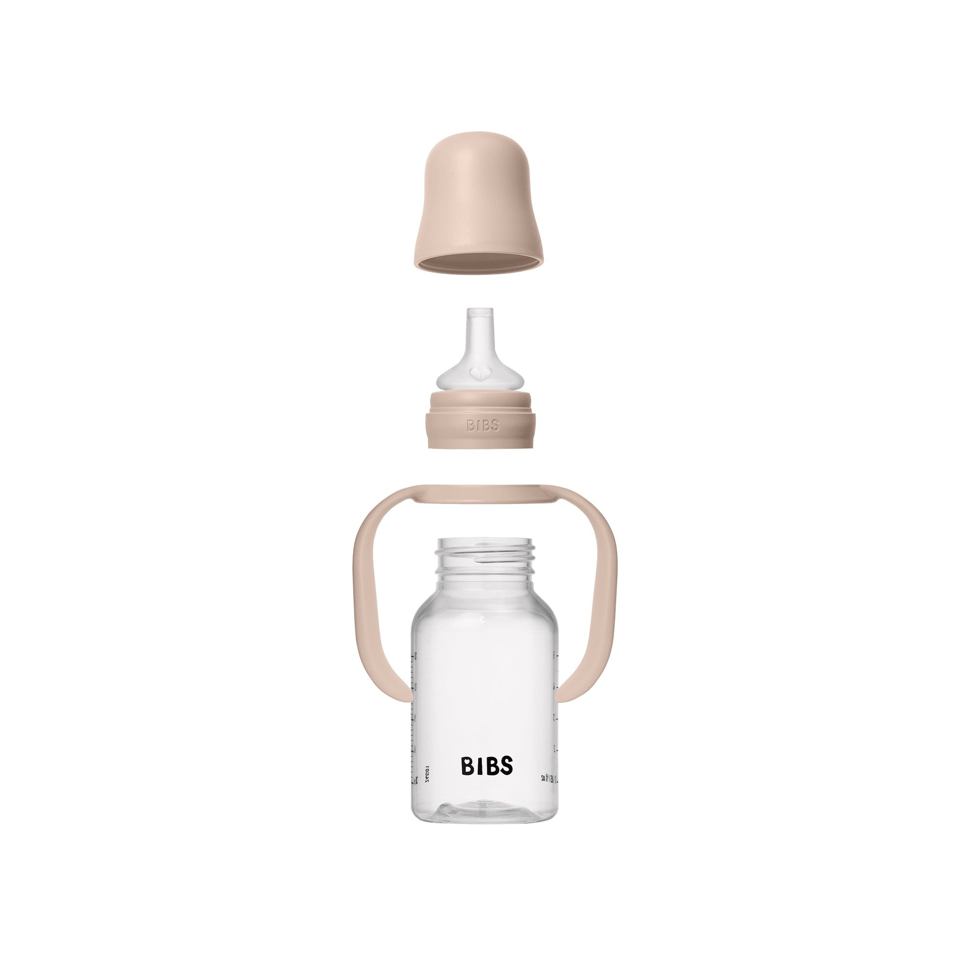 BIBS - زجاجة رضاعة للأطفال مزودة بفوهة | 150 مل | لون أخضر فاتح BIBS - زجاجة رضاعة للأطفال مزودة بفوهة | 150 مل | لون أخضر فاتح