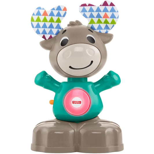 Fisher-Price - Interactive Baby Toy Lights and Sounds Musical Moose 9M+