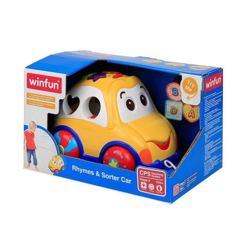 Winfun - Rhymes & Sorter Car | 12m+