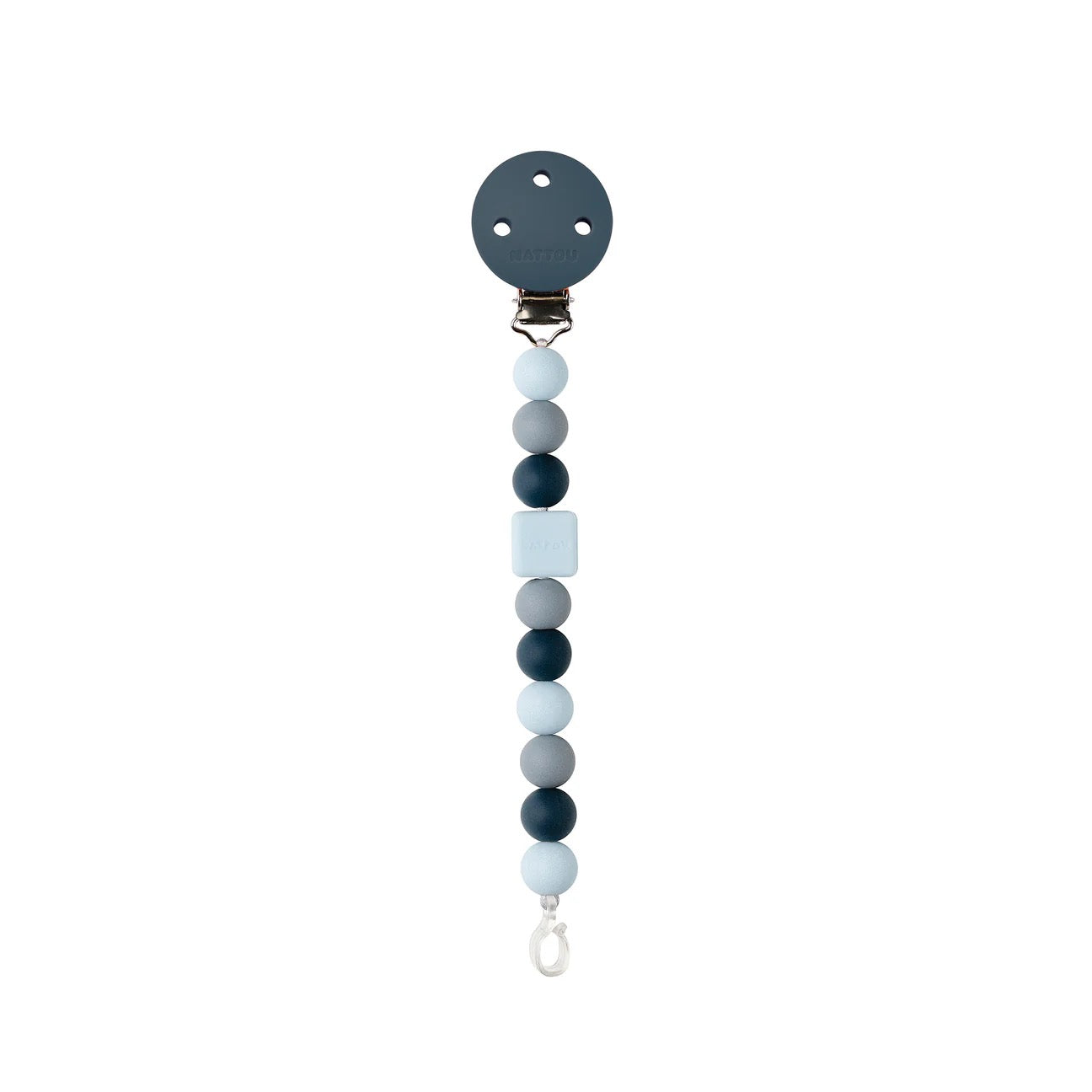 Nattou - Pacifinder Pacifier Clip | Multicolor Blue