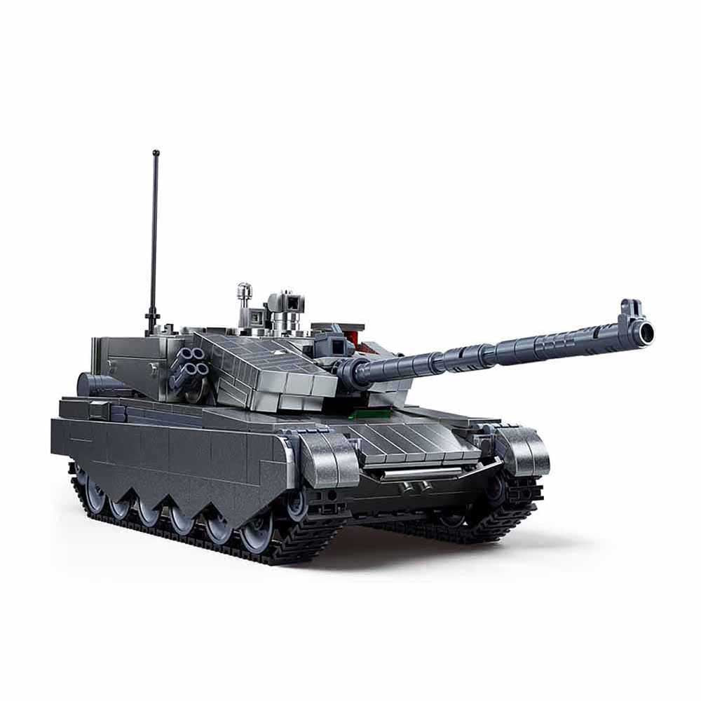 Sluban - ModelBricks 1/35 ZTZ-99AS Tank Metal Coating Version | 1079Pcs | 6Y+ Sluban - ModelBricks 1/35 ZTZ-99AS Tank Metal Coating Version | 1079Pcs | 6Y+