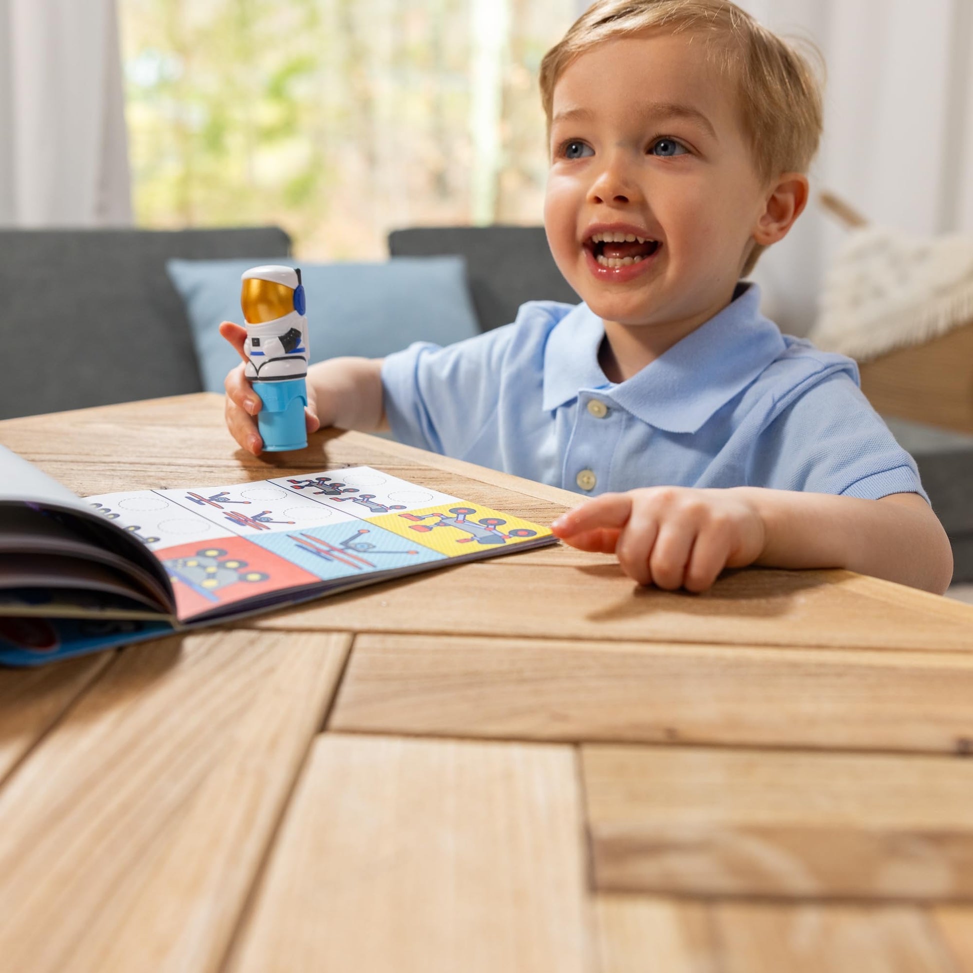 Melissa & Doug - Sticker WOW! Activity Pad + Stamp Set | Astronaut Melissa & Doug - Sticker WOW! Activity Pad + Stamp Set | Astronaut