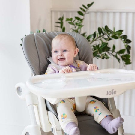 Joie - Mimzy Recline High Chair - ABC Charcoal — BambiniJO Jordan