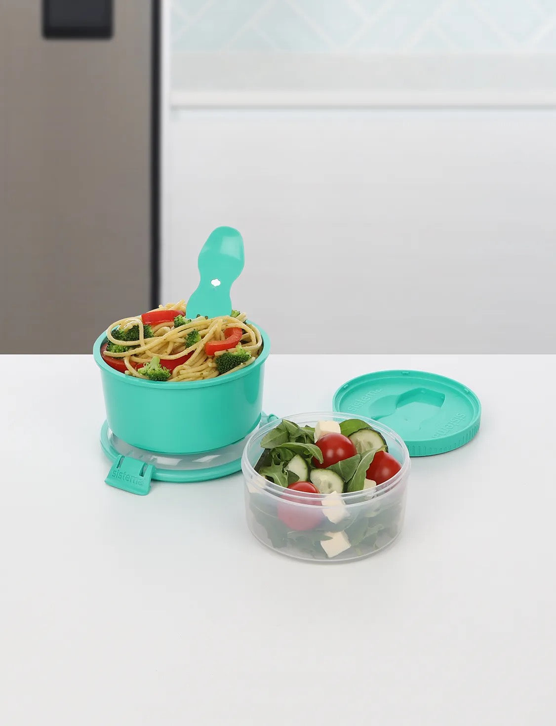 Sistema - 965ml Lunch Stack to Go + Spork Sistema - 965ml Lunch Stack to Go + Spork