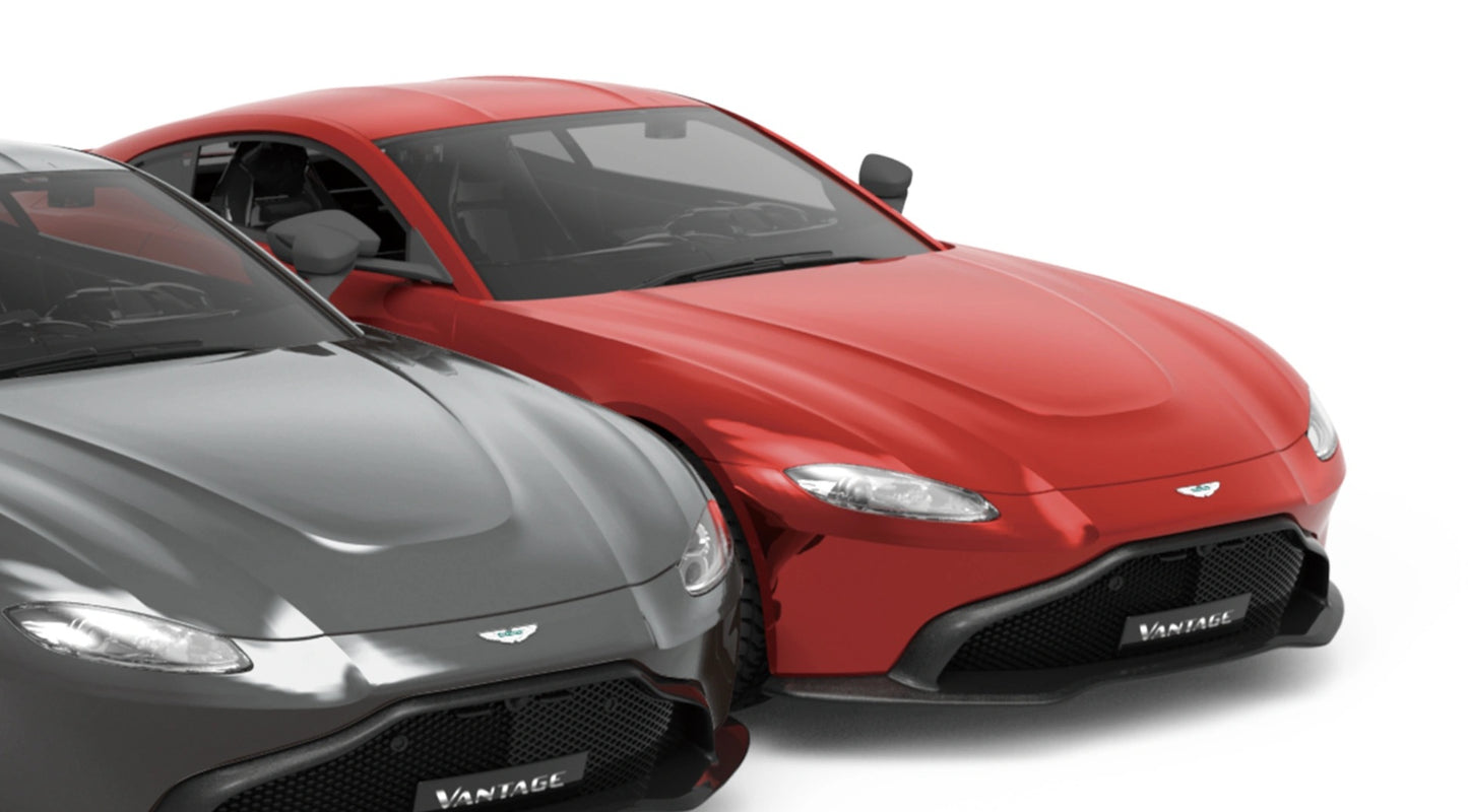 Aston Martin - Vantage V6 Remote Control Car | 1:14 Scale Replica | Black