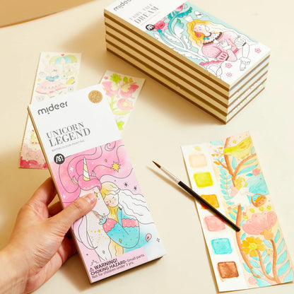 Mideer -  Watercolour Painting - Unicorn Legend