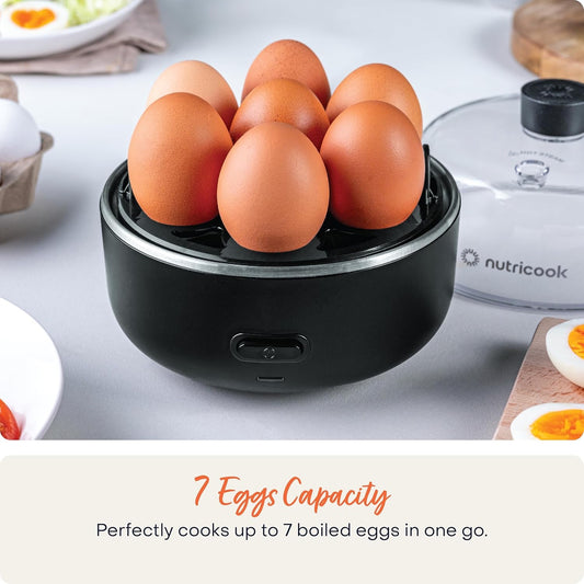 Nutricook EGGI Egg Cooker 2 - 7 Eggs Black — BambiniJO Jordan