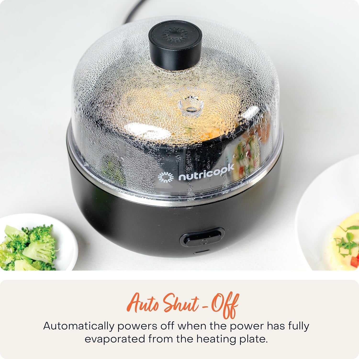 Nutricook - EGGI Egg Cooker 2 | 7 Eggs Capacity | Black Nutricook - EGGI Egg Cooker 2 | 7 Eggs Capacity | Black