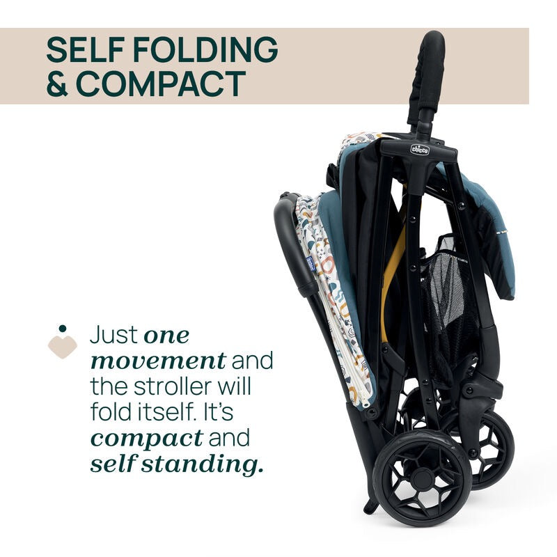 Chicco Glee Joyful Stroller | Teal Chicco Glee Joyful Stroller | Teal