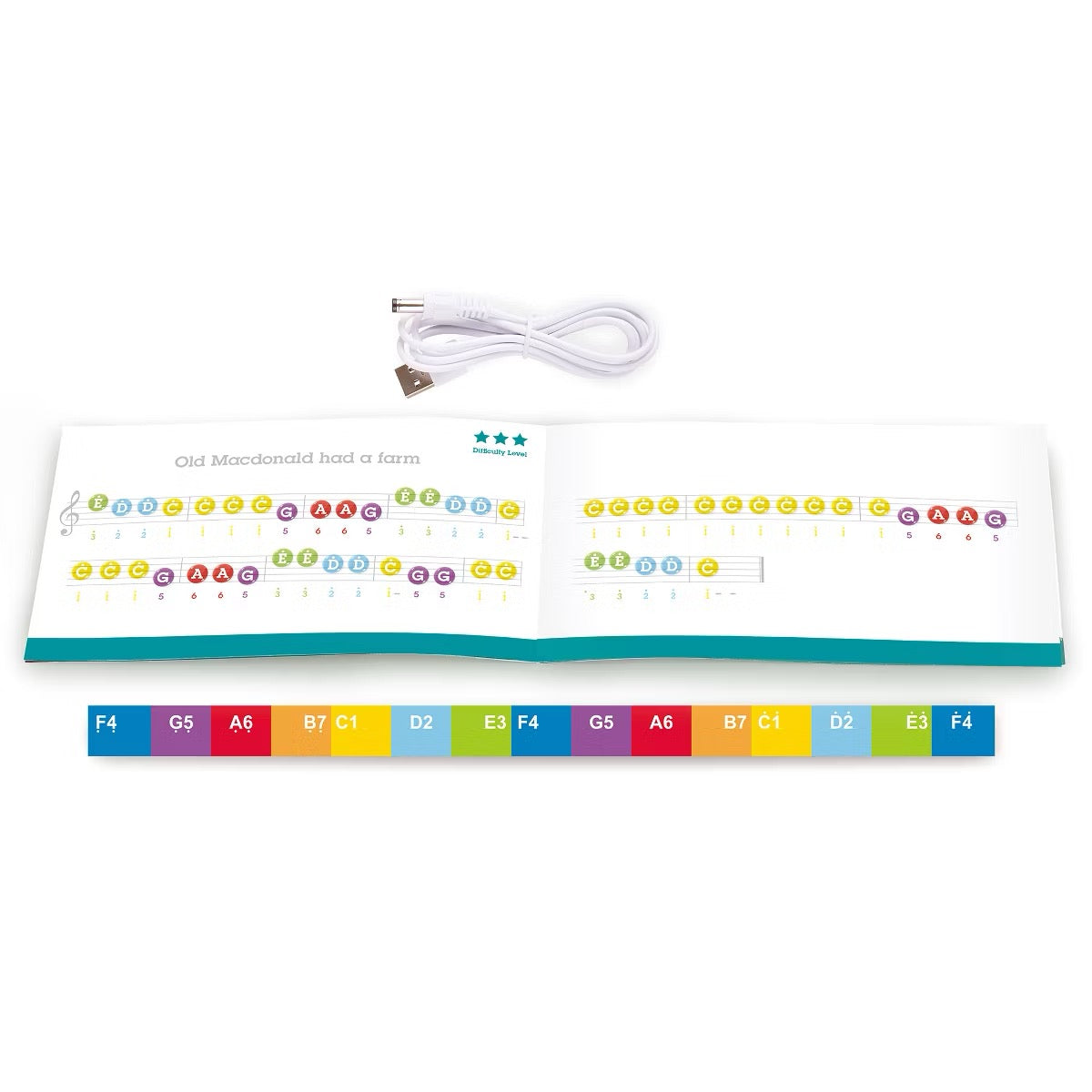 Hape - Learn With Lights Piano | Red