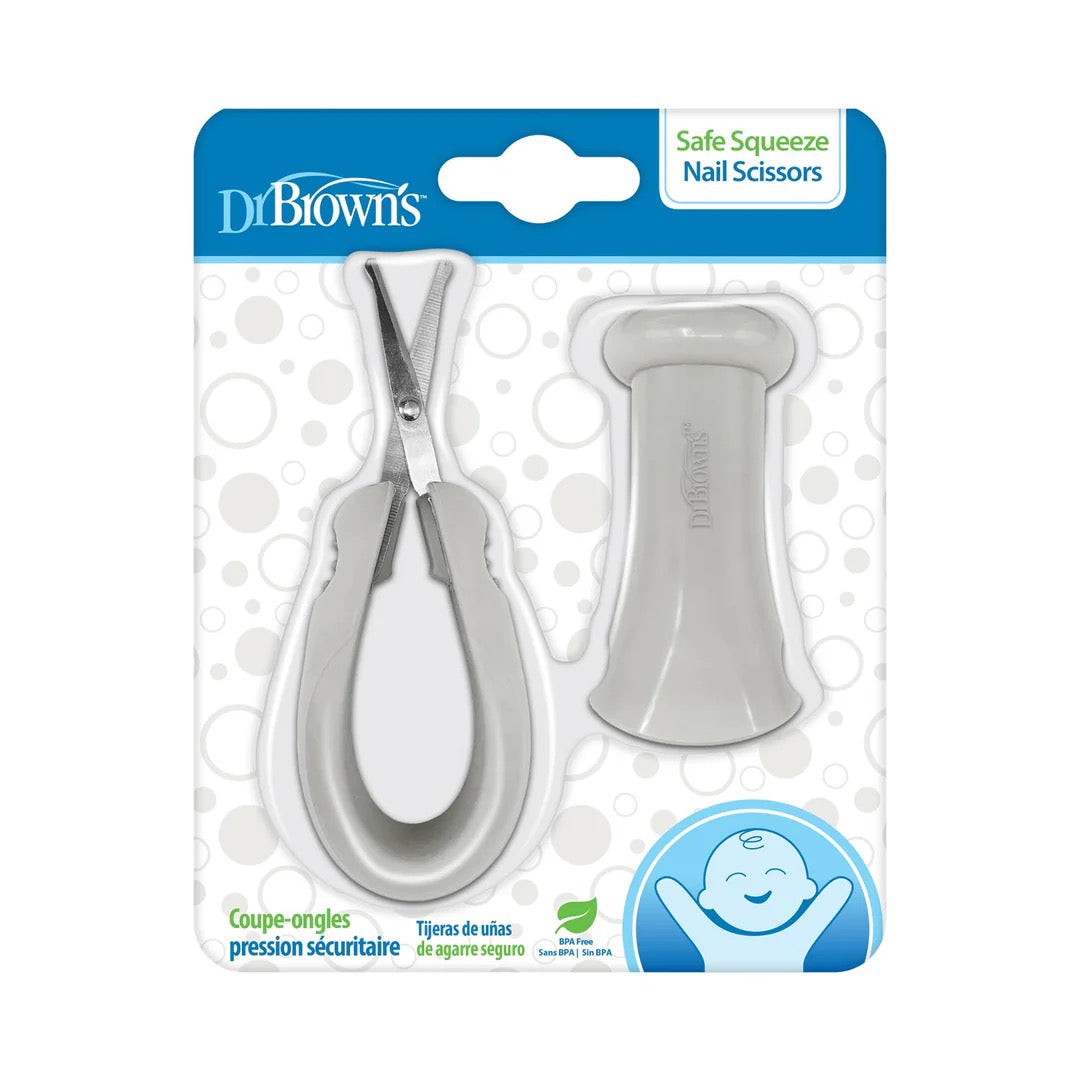 Dr. Brown's - Safe Squeeze Nail Scissors Dr. Brown's - Safe Squeeze Nail Scissors