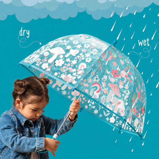 Stephen Joseph - Color Changing Clear Umbrella | Mermaid