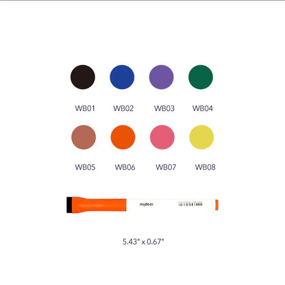 Mideer - Water Painting Whiteboard Marker 8 Colors