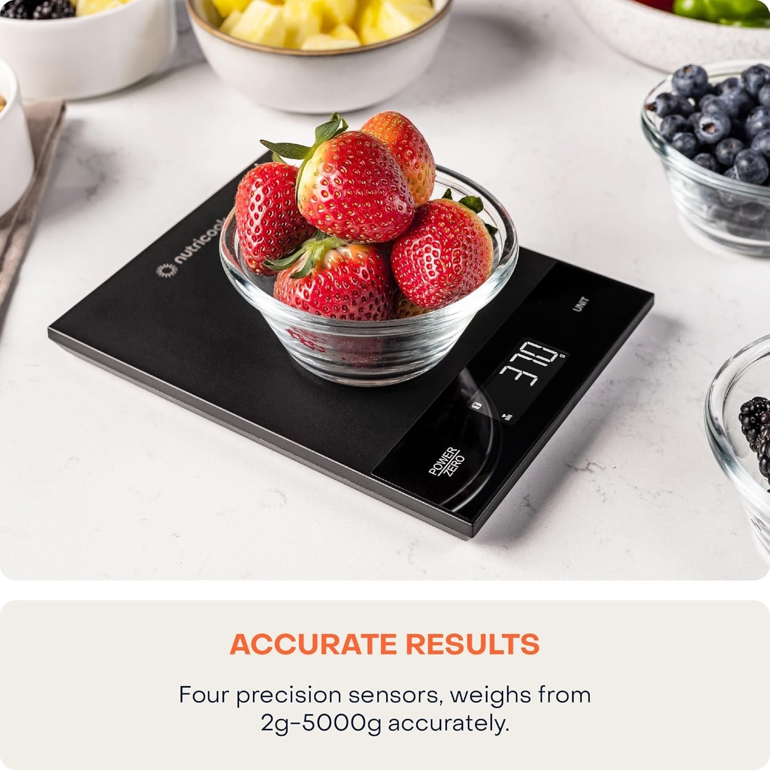 Nutricook - Digital Kitchen Scale 2 | Stainless Steel Nutricook - Digital Kitchen Scale 2 | Stainless Steel