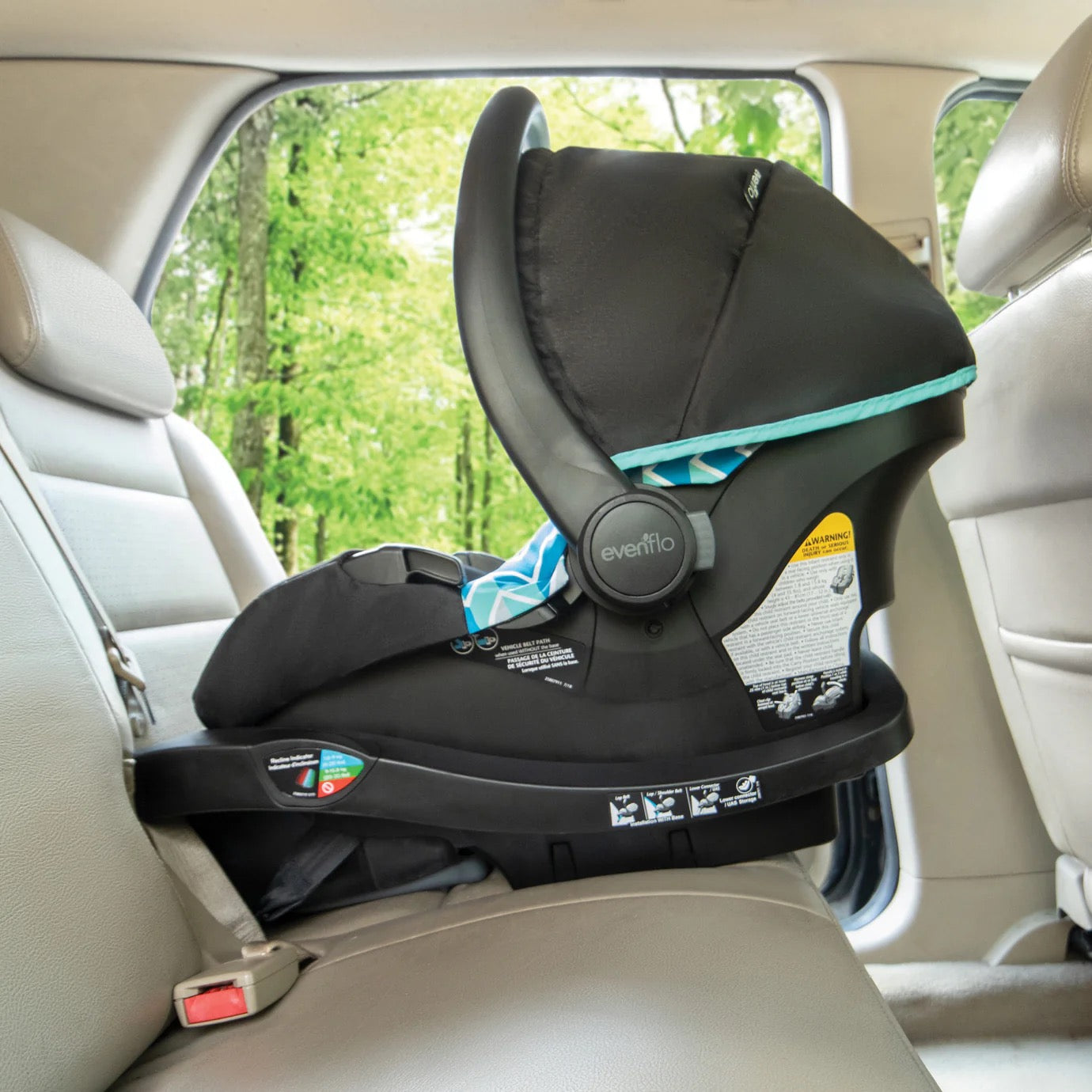 Evenflo - LiteMax Sport Infant Car Seat | Graphite Gray Evenflo - LiteMax Sport Infant Car Seat | Graphite Gray