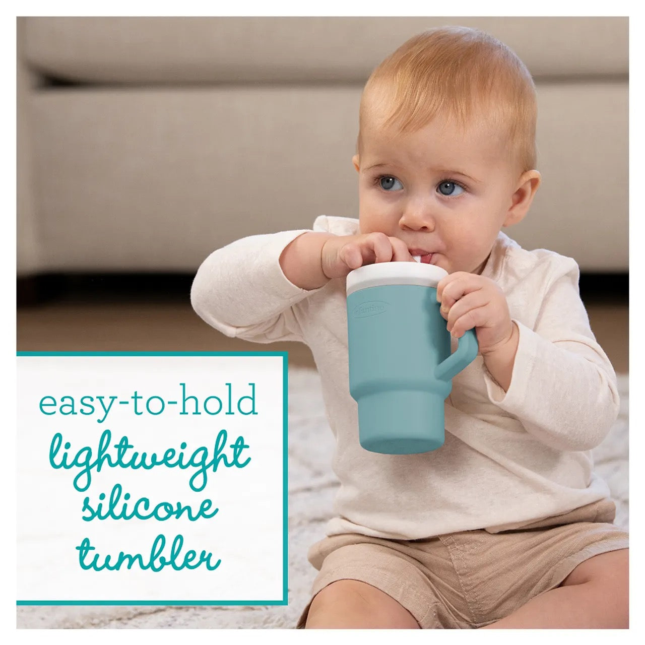 Infantino - My 1st Tumbler | 265ml | Moody Blue Infantino - My 1st Tumbler | 265ml | Moody Blue