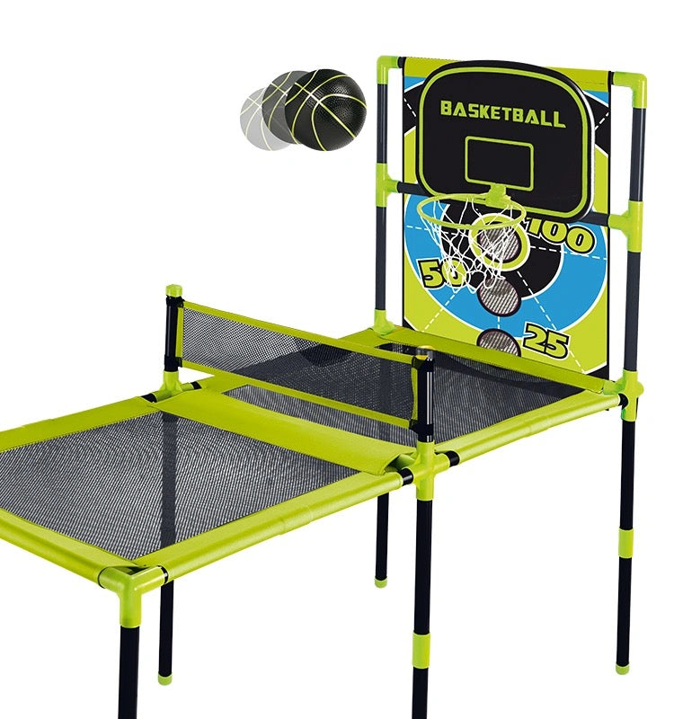 Aojie Sport - 3 In 1 Combo Set | Table Tennis, Toss Game & Basketball Set | Ages 6+
