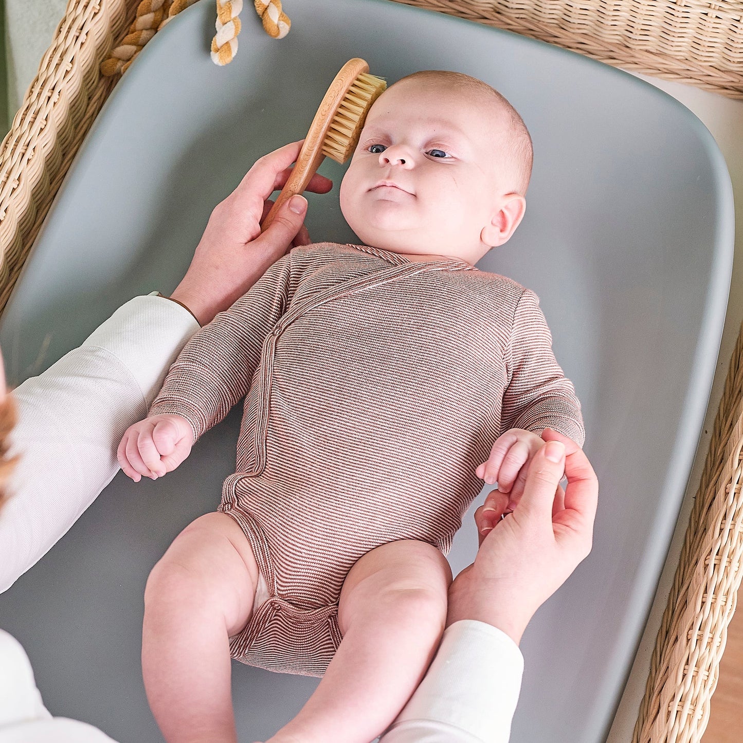 Nattou - SOFTY Wipeable Changing Pad | Taupe